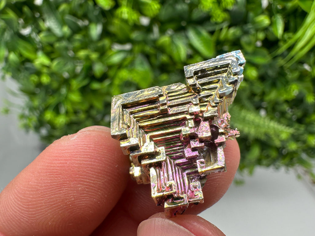 Rainbow Bismuth Crystal: Rare Gemstone Specimen,wholesale Bismuth