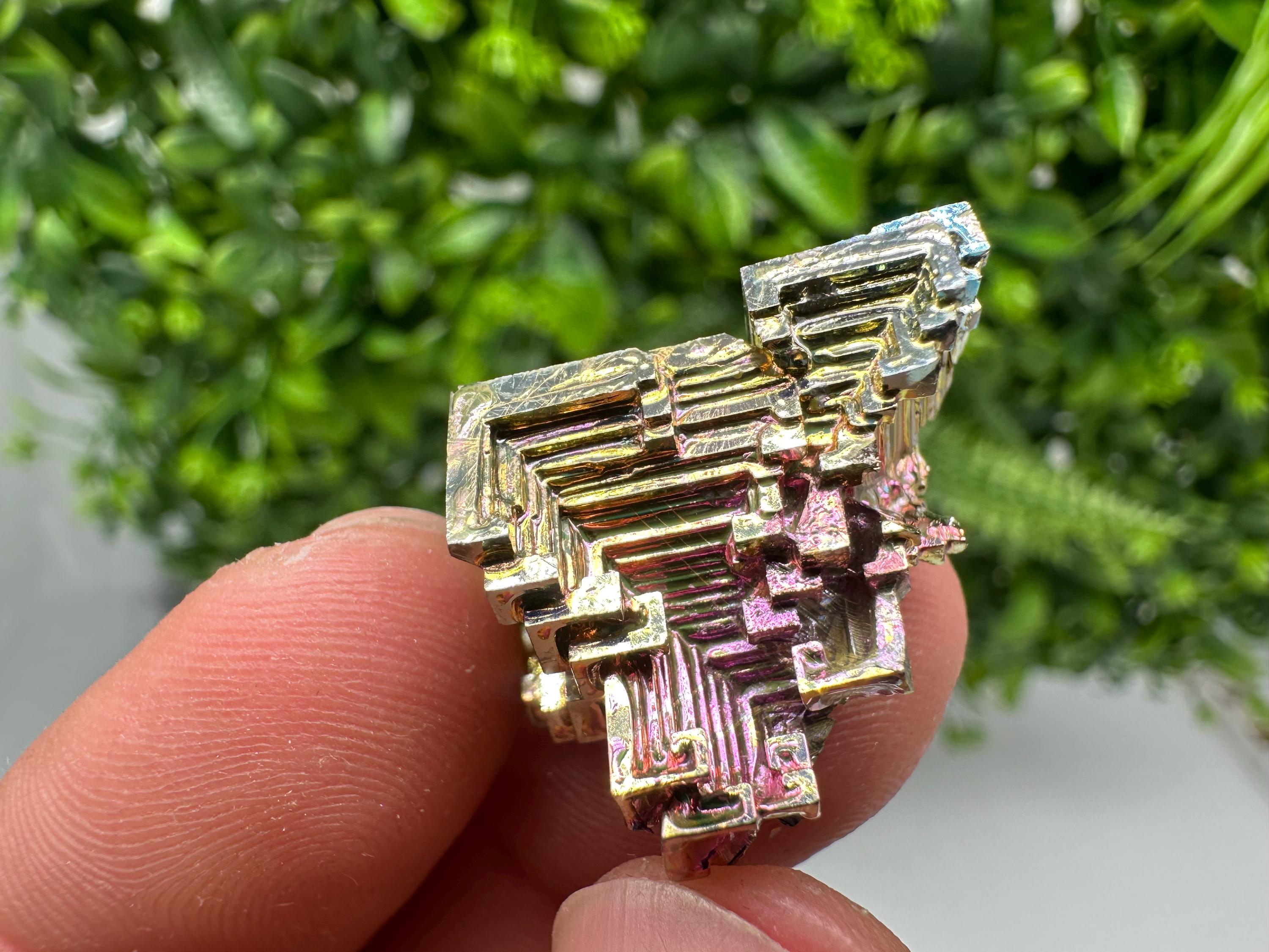 Rainbow Bismuth Crystal: Rare Gemstone Specimen,wholesale Bismuth