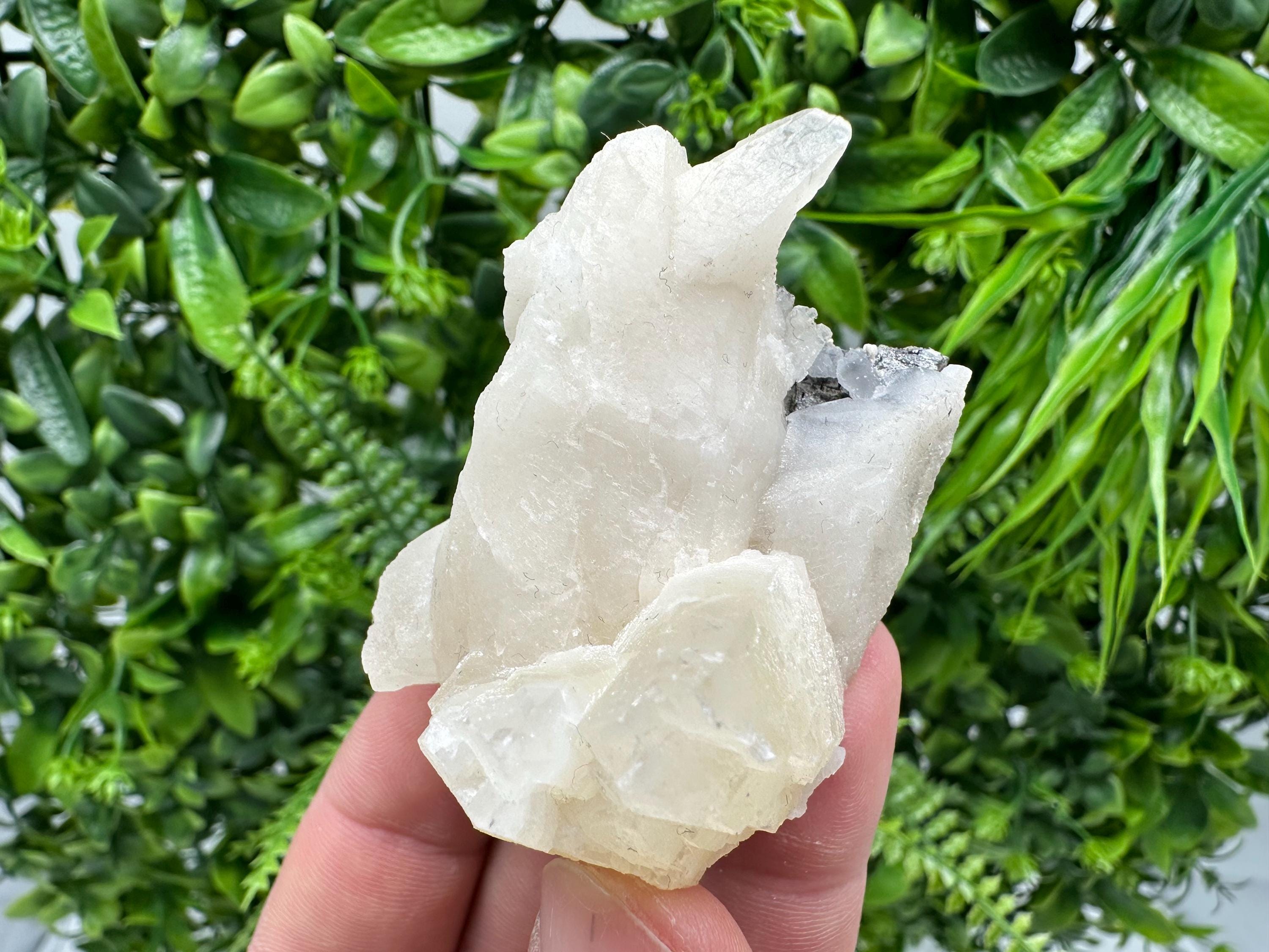 Calcite on Aragonite: Djurcovo Mine, Bulgaria Healing Crystal