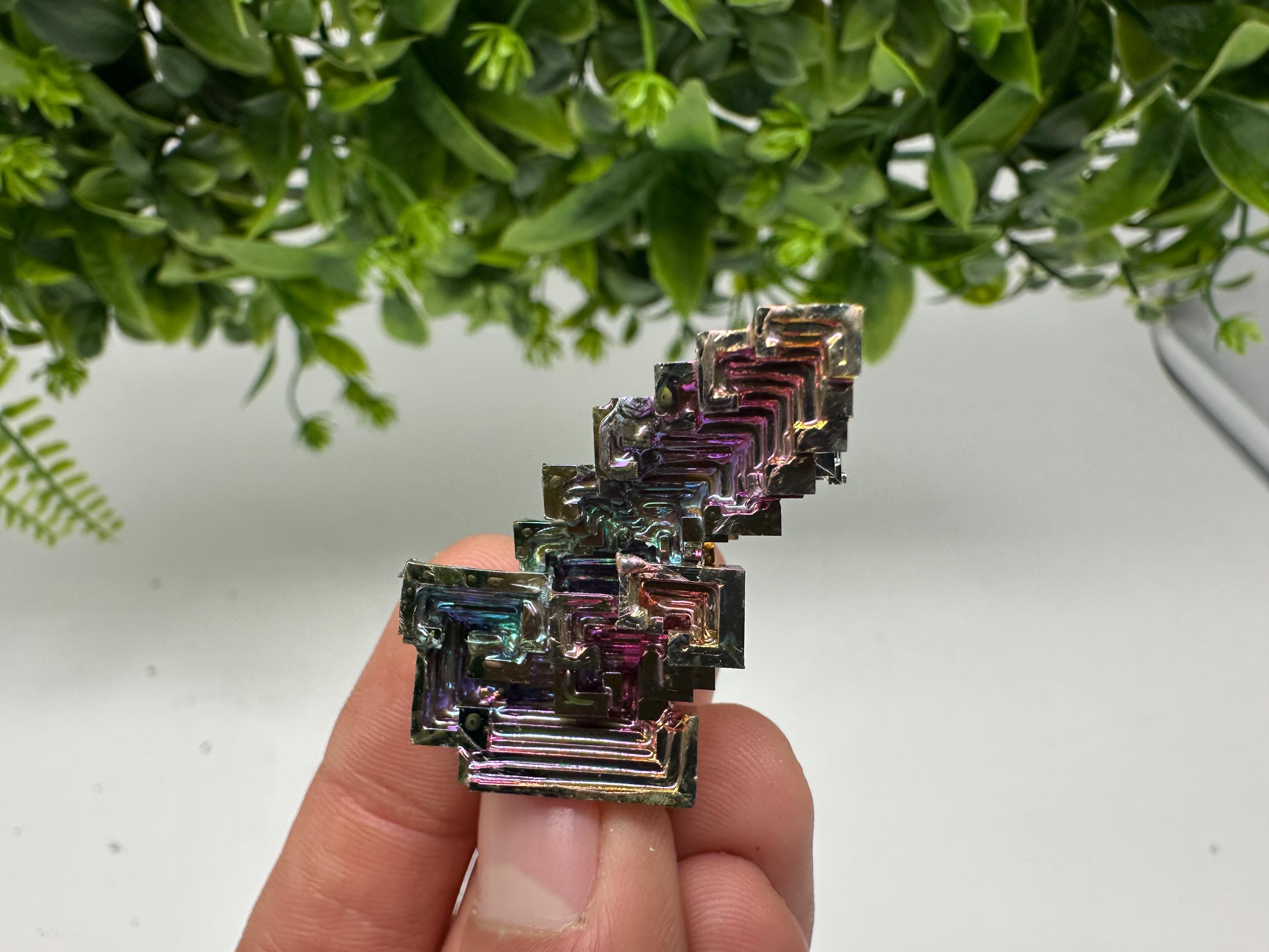 Rainbow Bismuth Crystal: Rare Gemstone Specimen,wholesale Bismuth
