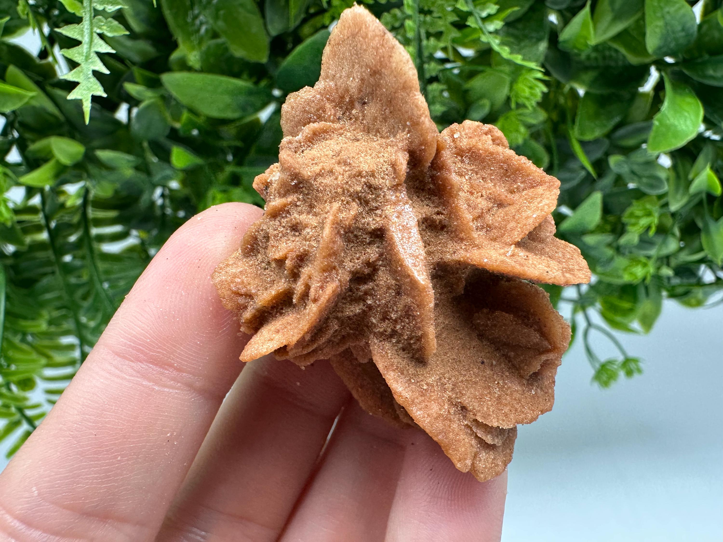 Natural Desert Rose Crystal - Root Chakra Healing Selenite Brown Stone - Vitality & Creativity Boost - Spiritual Gift for Home Decor,mineral