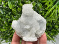 Transparent Apophyllite on Chalcedony, India Mineral Specimen