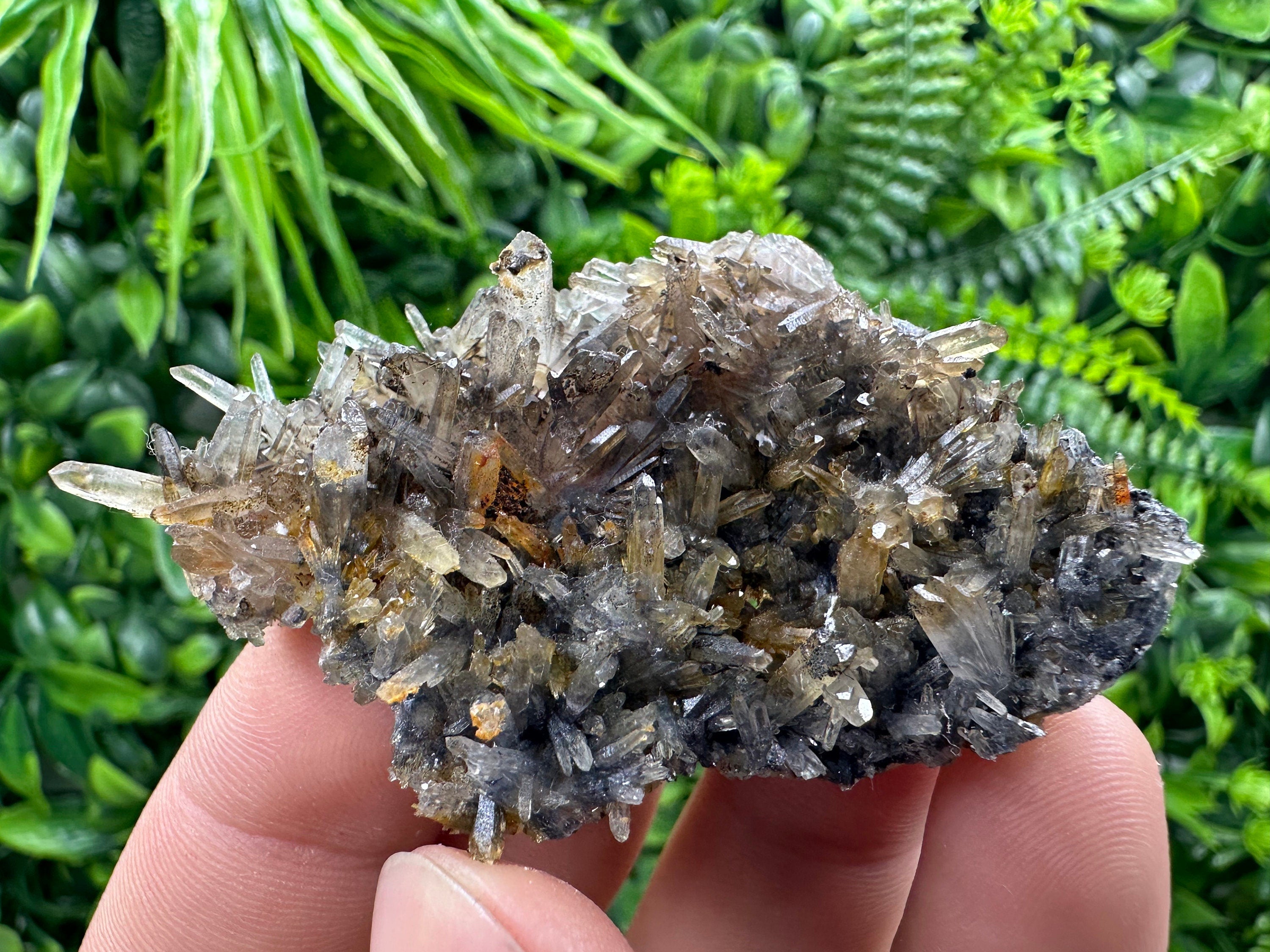 Iron Oxide Limonite Quartz Crystal Home Decor