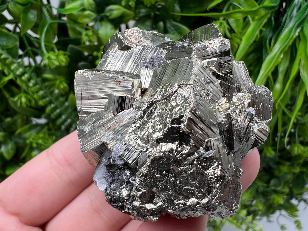 Rare Pyrite Crystal Cluster: Natural Mineral Specimen, Bulgaria