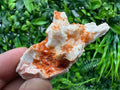 Red Vanadinite on Barite, Moroccan Crystal Cluster