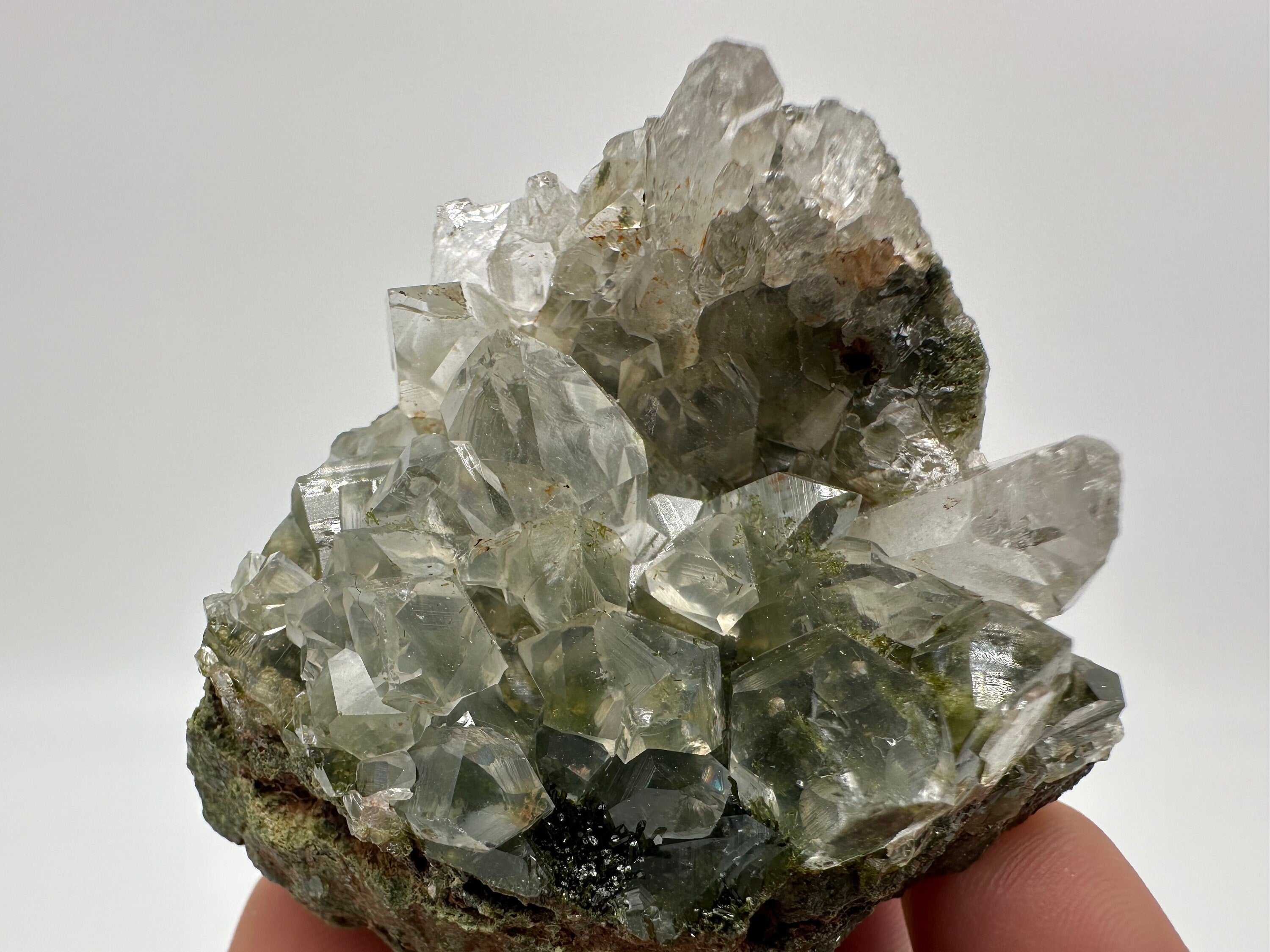 Rainbow Epidote with Quartz, Hakkari Turkey Mineral Specimen