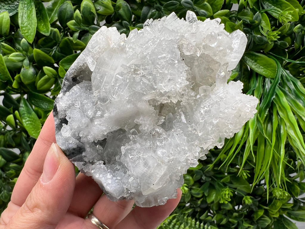 STUNNING Transparent Apophyllite on Chalcedony, natural, collection minerals specimen, India Minerals, Crystal, Stone Mineral Specimens India