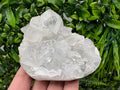 Apophyllite on Chalcedony Specimen: Transparent Crystal, India Minerals