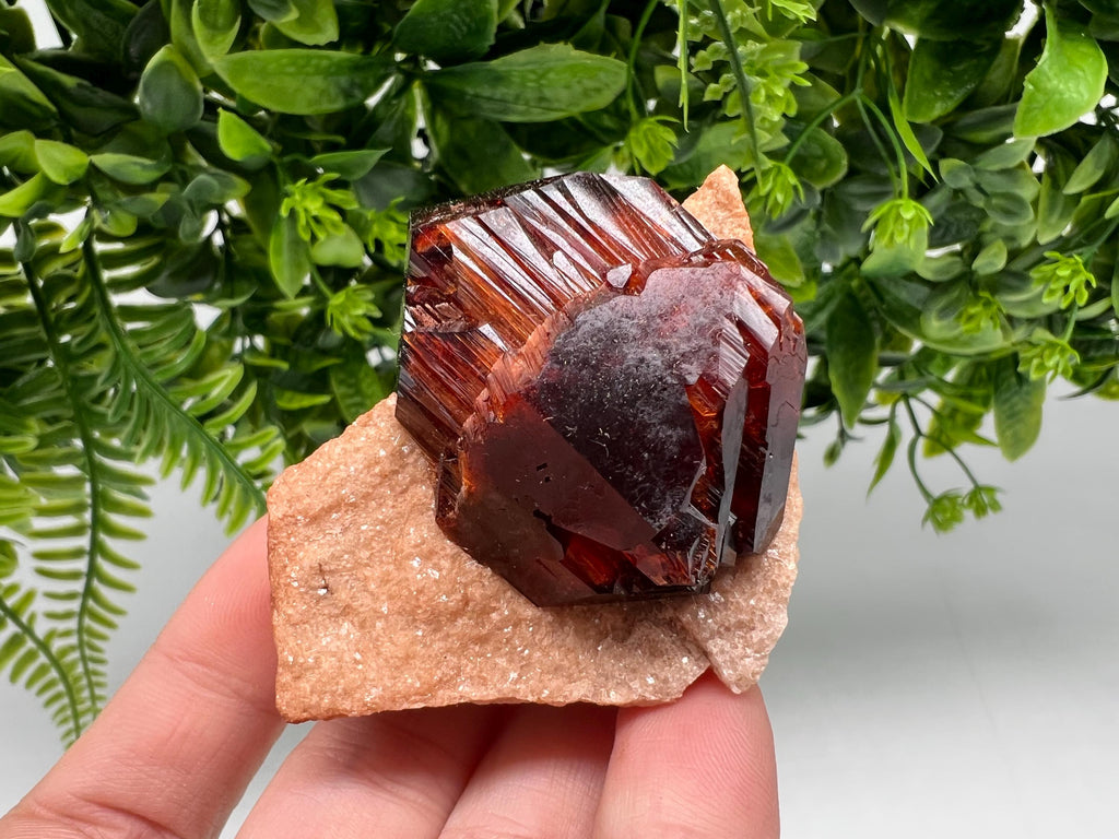 Orange-Brown Arcanite Mineral Specimen, Santa Ana Tin Mine