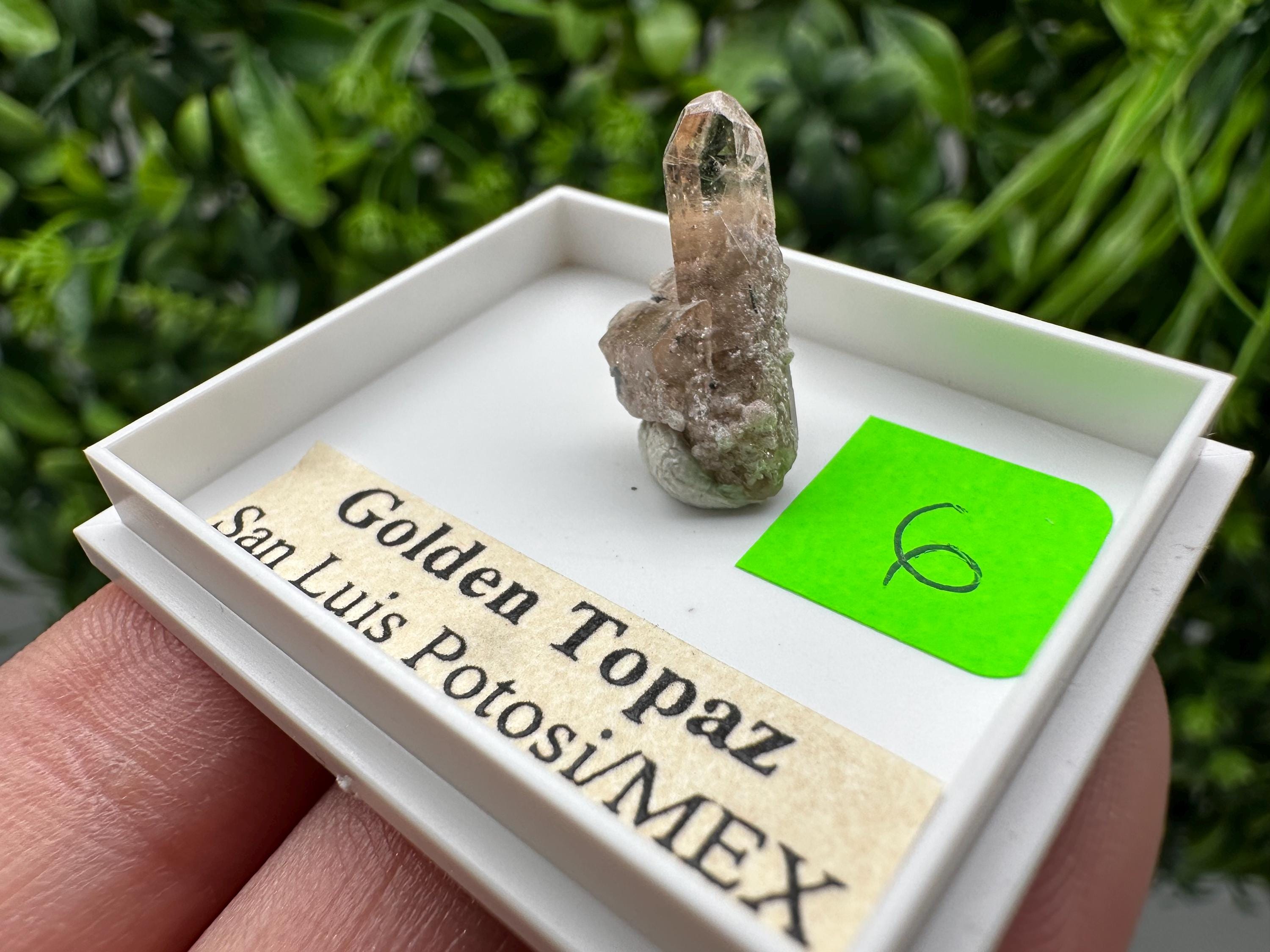 Golden Topaz Crystal, Mineral Specimen from Mexico