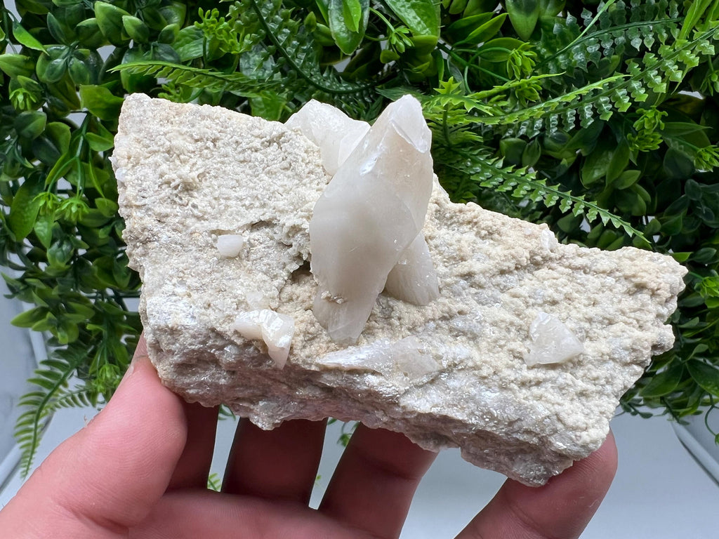 Calcite on Aragonite: Rare Healing Crystal from Bulgaria