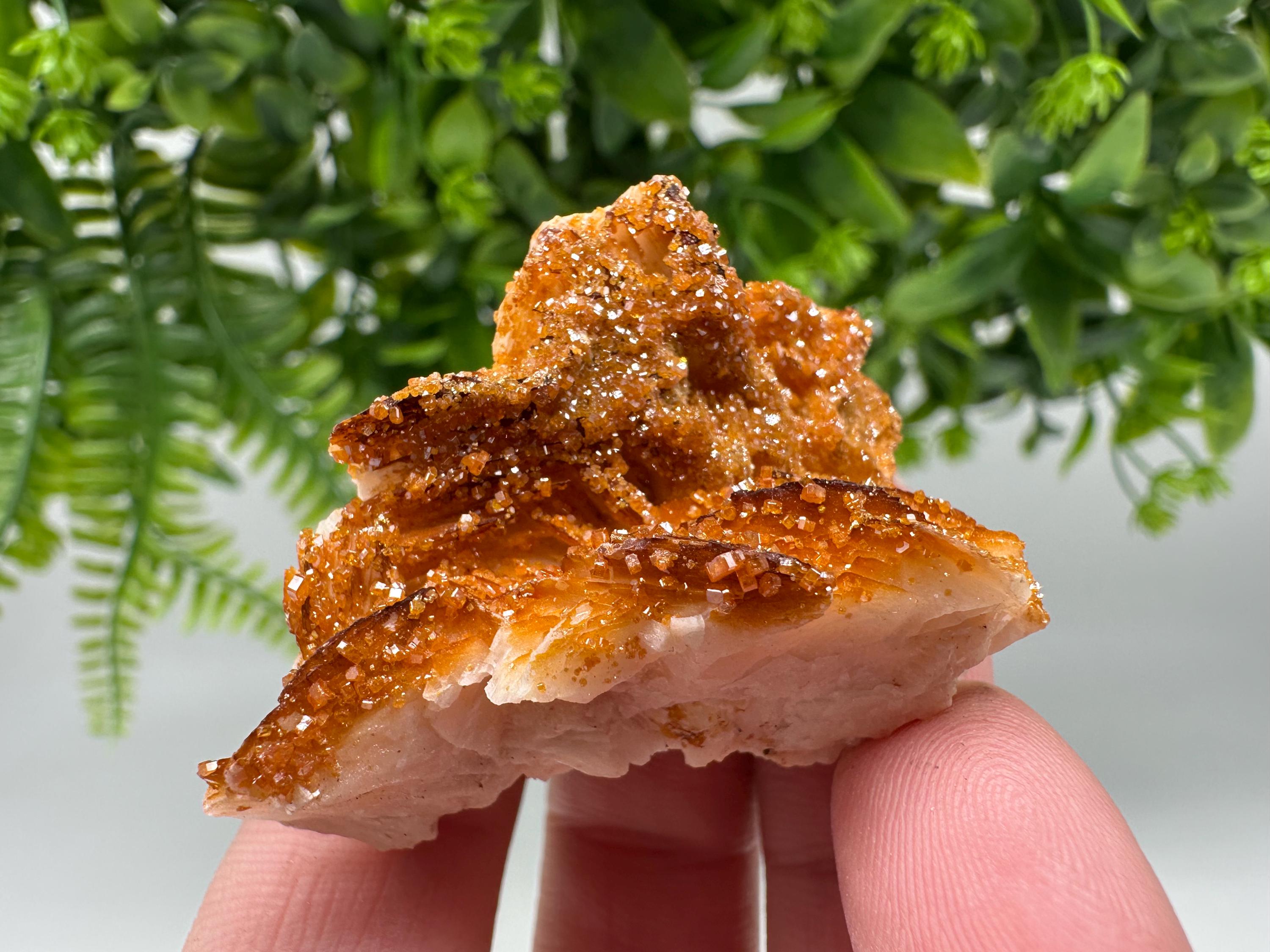 Red Vanadinite on Barite from Marocco,crystal minerals Speciment cluster Vanadinite crystal Vanadinite Geology Vanadinite cluster minerals