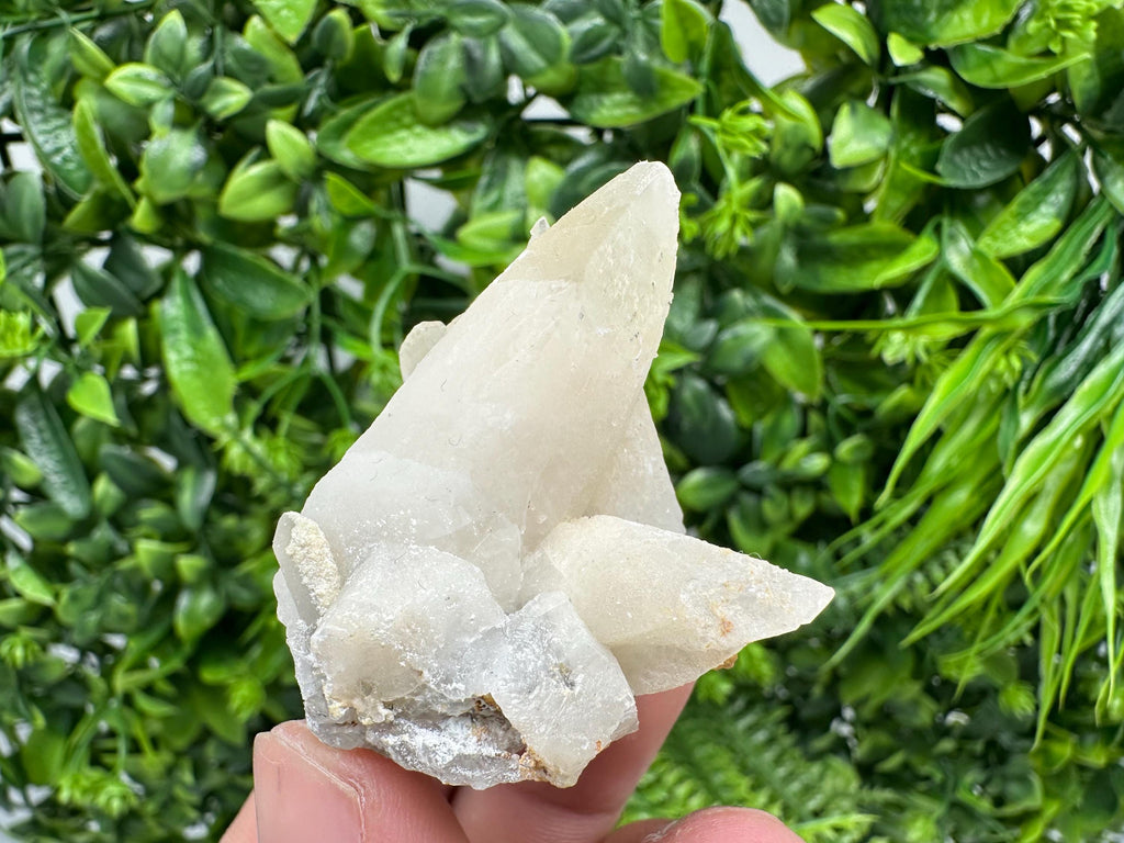 Calcite on Aragonite: Djurcovo Mine, Bulgaria Crystal