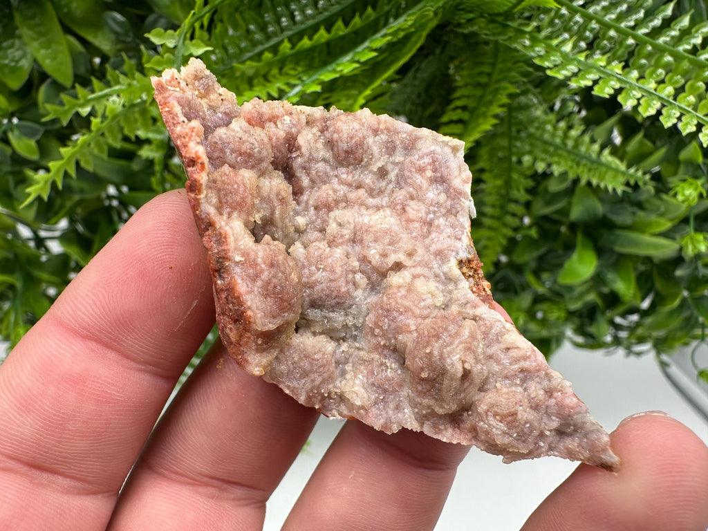 Moroccan Red Chalcedony Crystal Specimen: Rare Mineral Gift