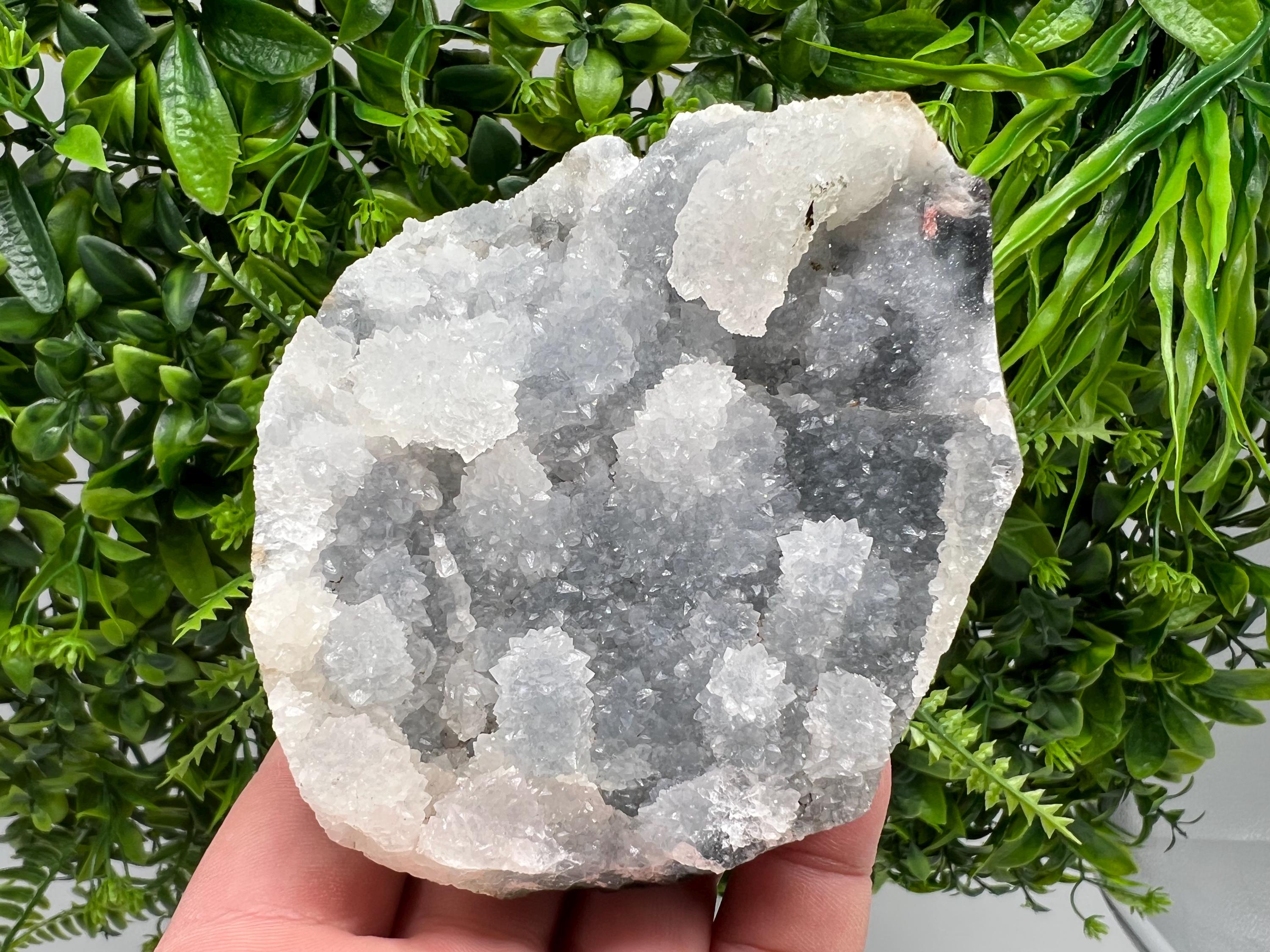 Natural Chalcedony Specimen: India Crystal Mineral, Home Decor