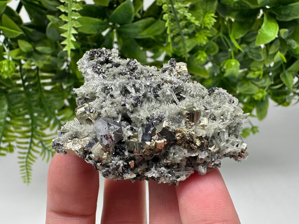 Stunning Pyrite on Quartz,Calcite from Borieva mine,Madan,Bulgaria,natural,collectible mineral specimen,home decor stone,collection crystal