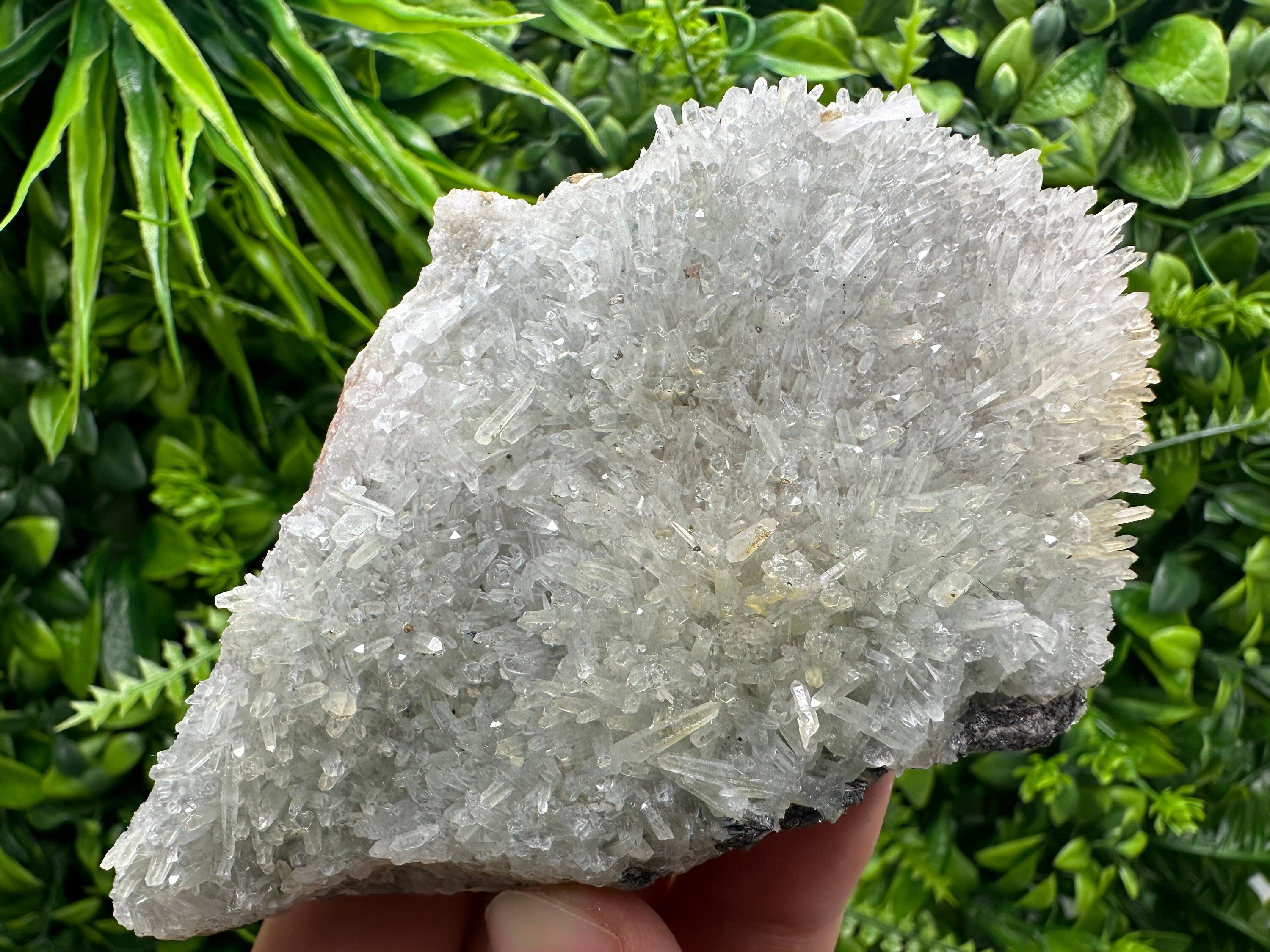 Chlorite Quartz Crystal with Hematite Inclusions - Borieva Mine Bulgaria