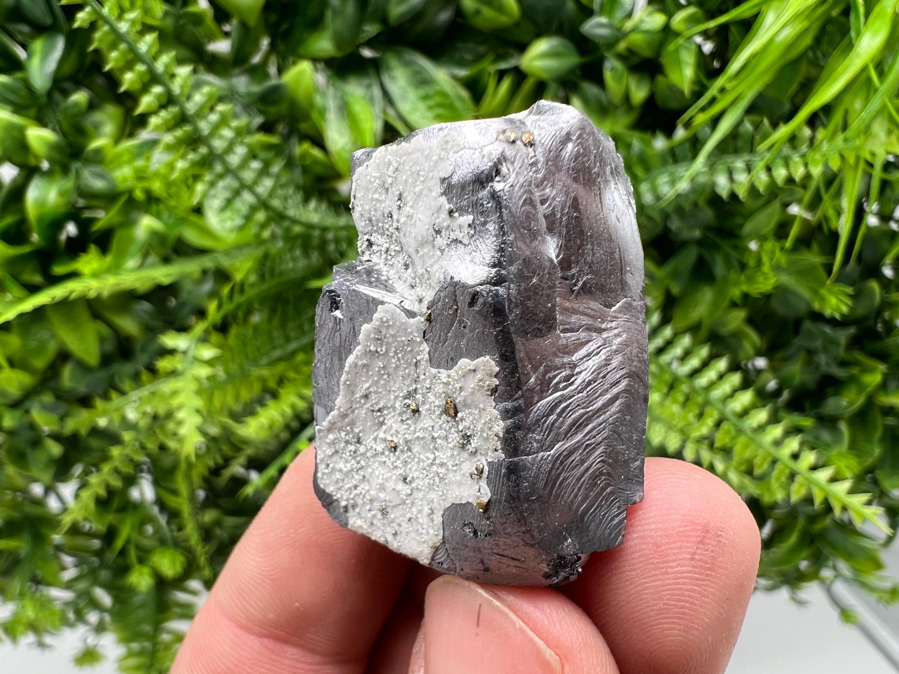 Skeletal Galena on Quartz, Borieva Mine Mineral Specimen