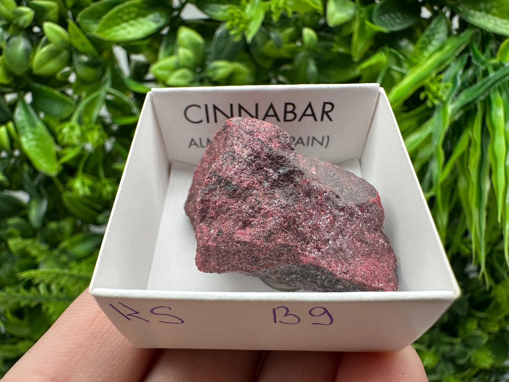 Red Cinnabar Crystal Specimen: Almaden Mines, Spain - Chakra Stone