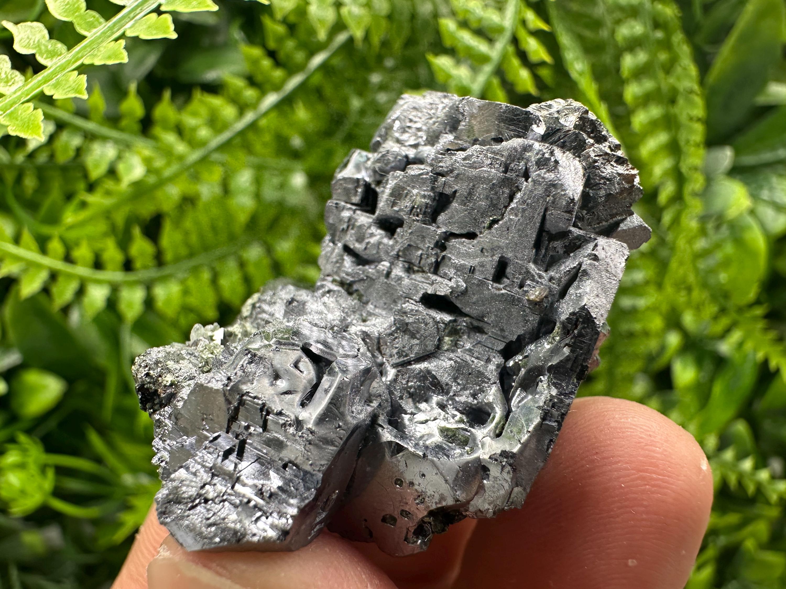 Shiny Galena Cluster: Borieva Mine, Madan, Bulgaria