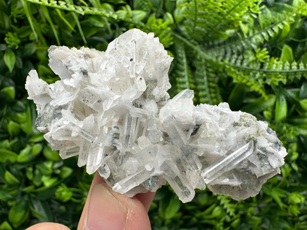 Calcite Quartz with Epidote on Matrix, Borieva Mine Bulgaria