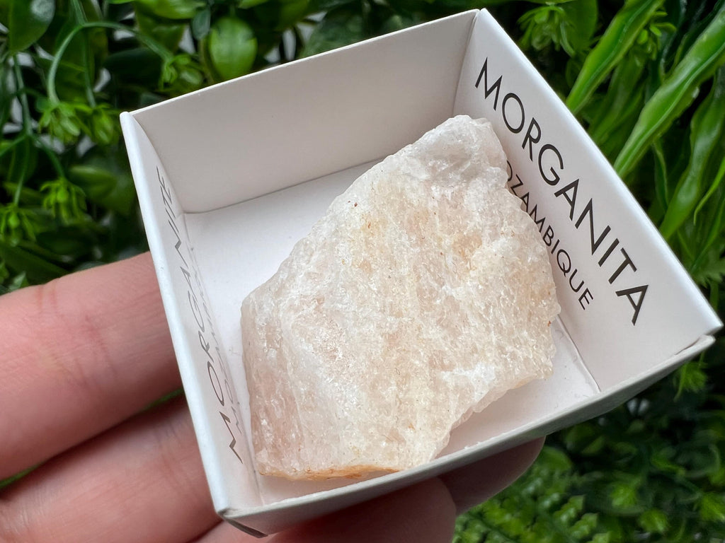 Rare Raw Morganite Mineral Specimen, Mozambique Crystal