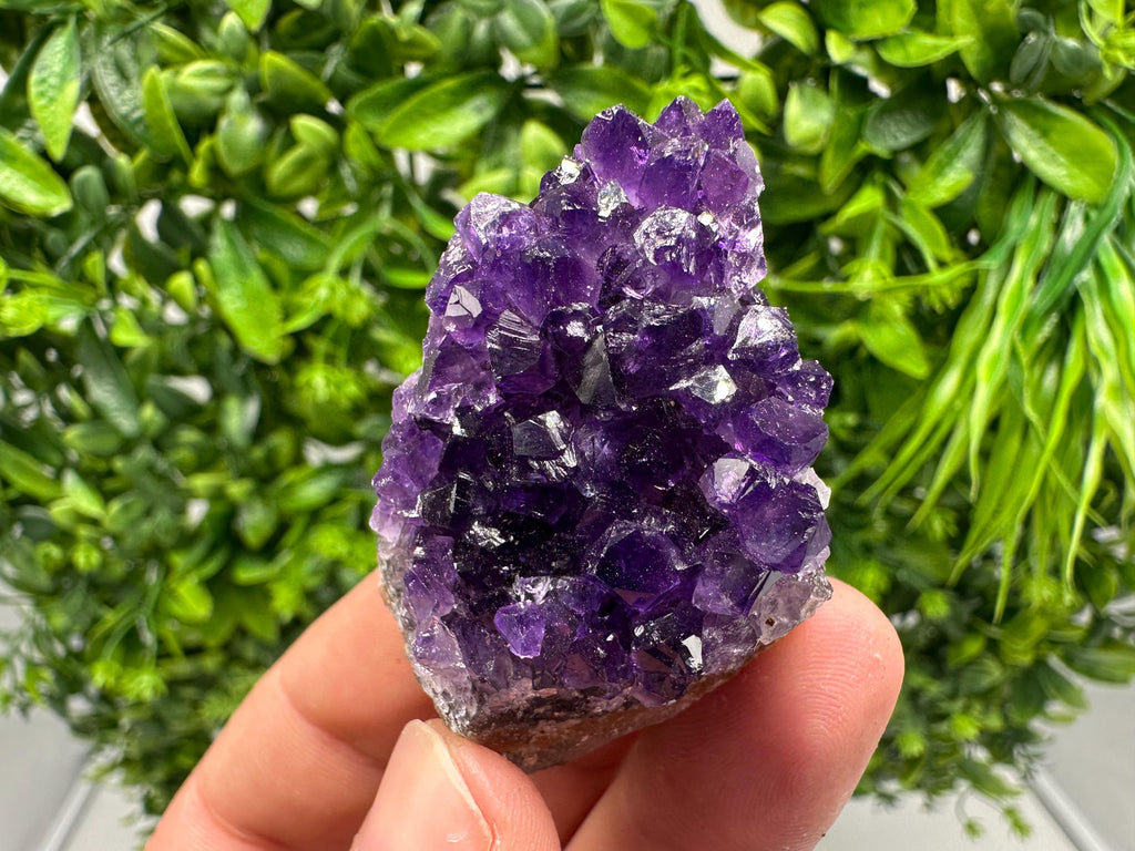 Uruguay Amethyst Cluster, Natural Purple Crystal, Home Decor