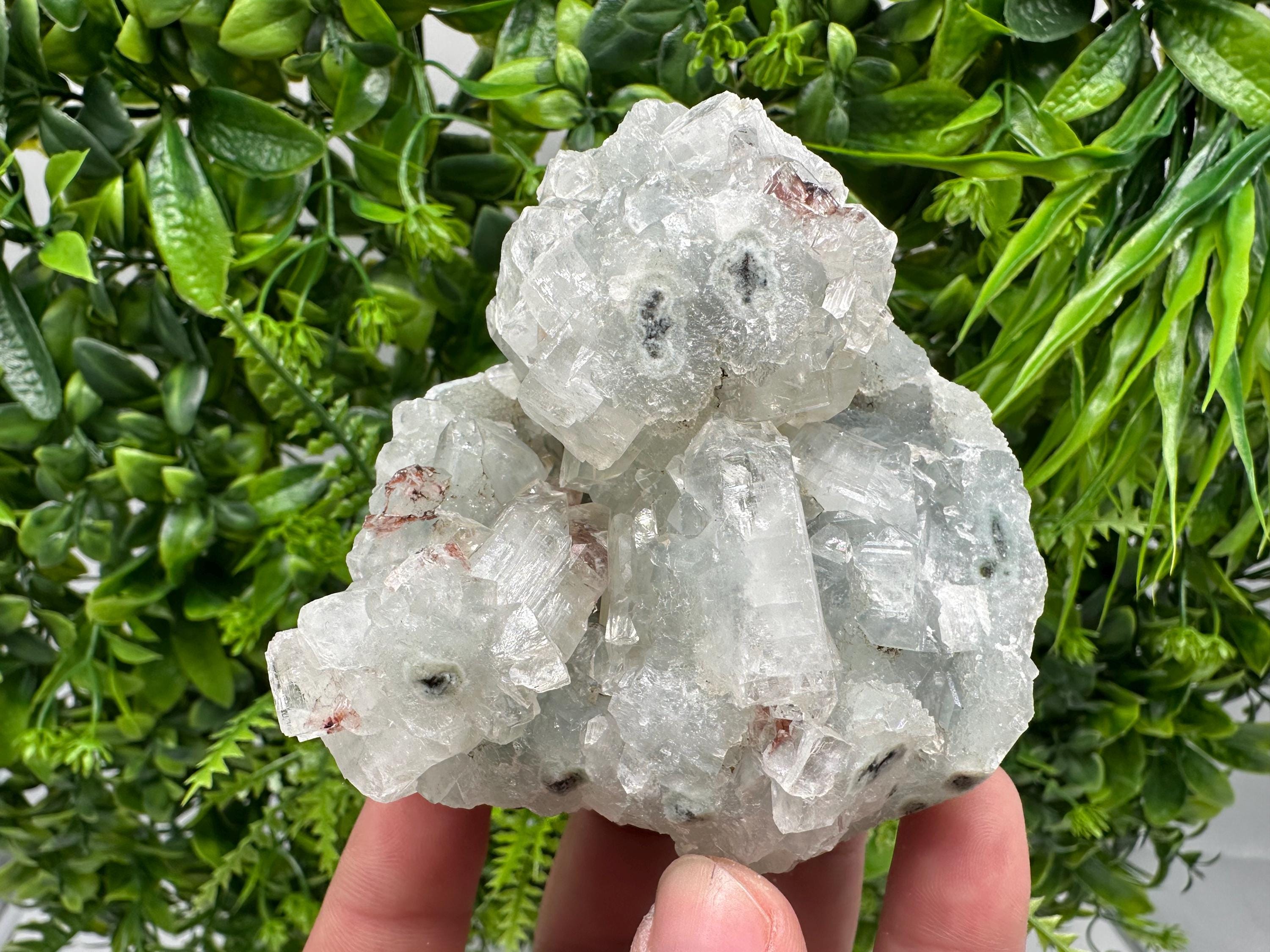 STUNNING Transparent Apophyllite on Chalcedony,natural, collection minerals specimen,India Minerals,Crystal, Stone Mineral Specimens India