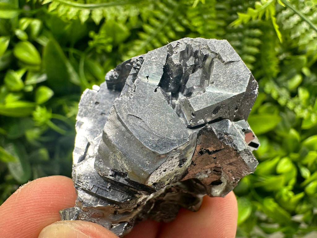 Galena on Sphalerite and Quartz, Borieva Mine Mineral Specimen