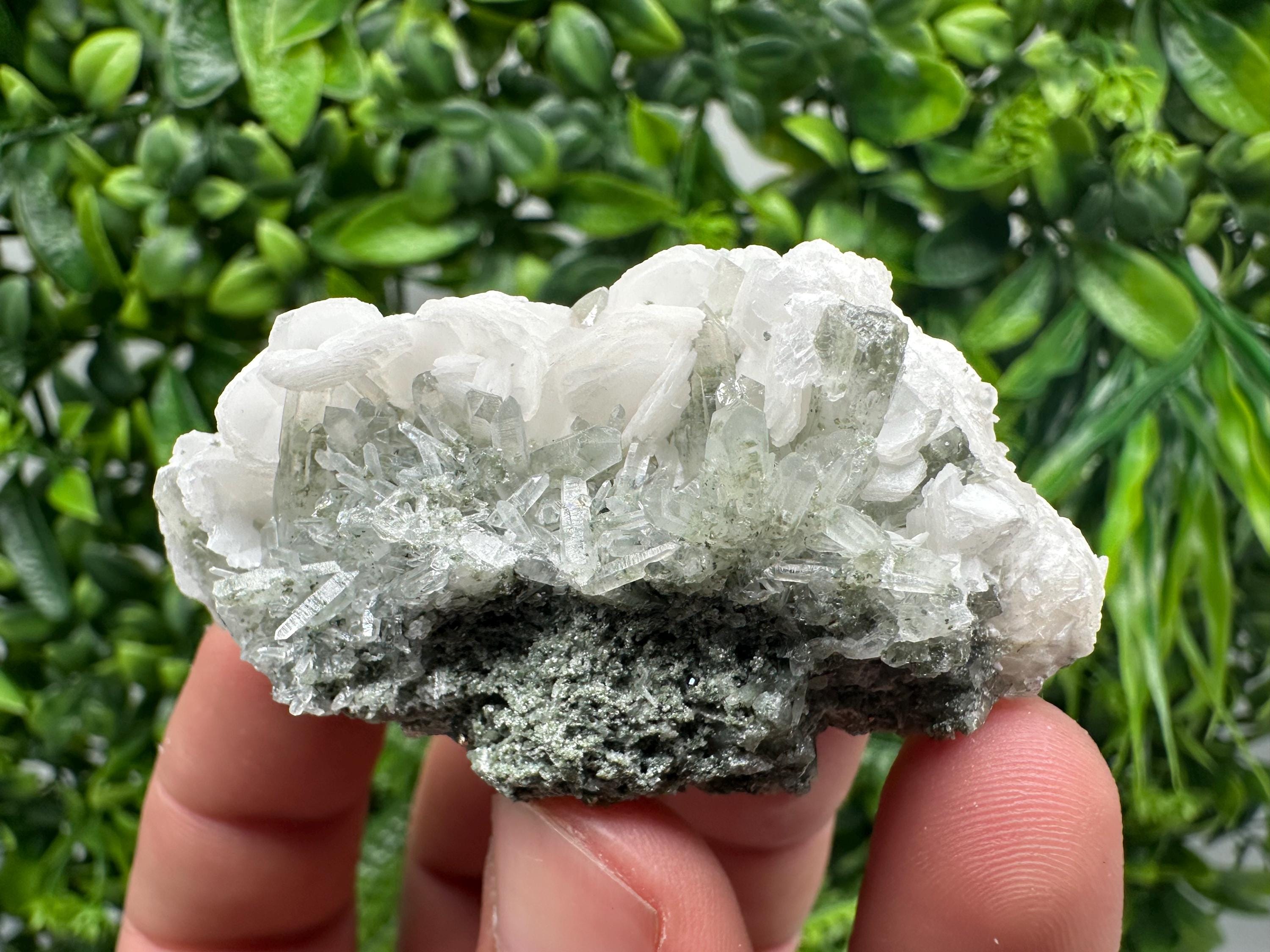 Calcite with Quartz: Natural Mineral Souvenir, Borieva Bulgaria