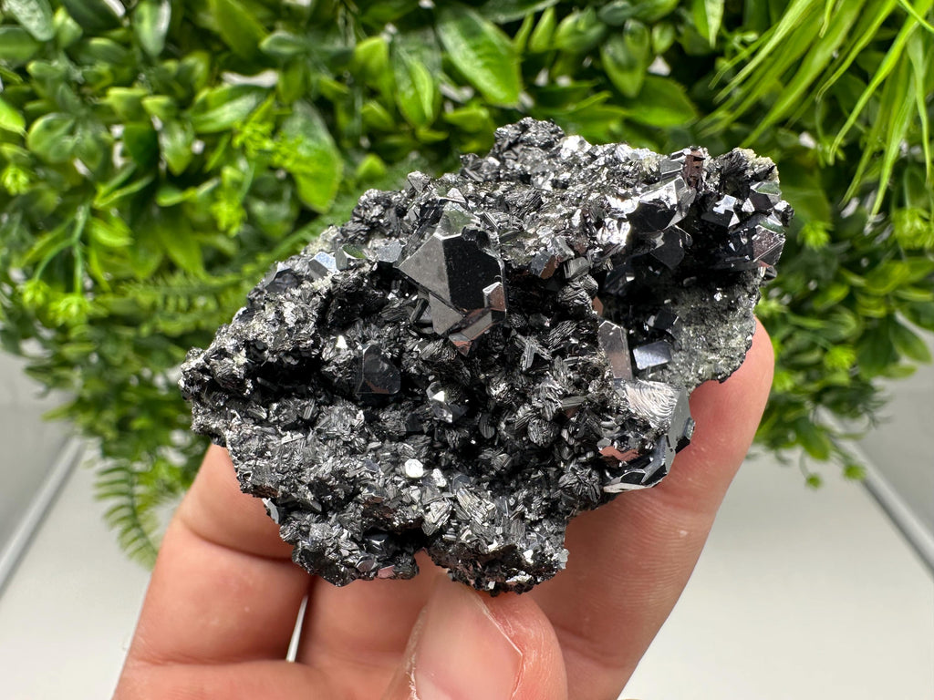 Sphalerite Galena Crystal Cluster with Quartz, Epidote & Chlorite
