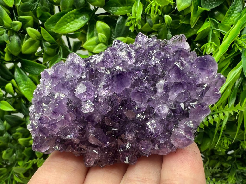 Purple Amethyst Crystal from Uruguay: Natural Energy Decor