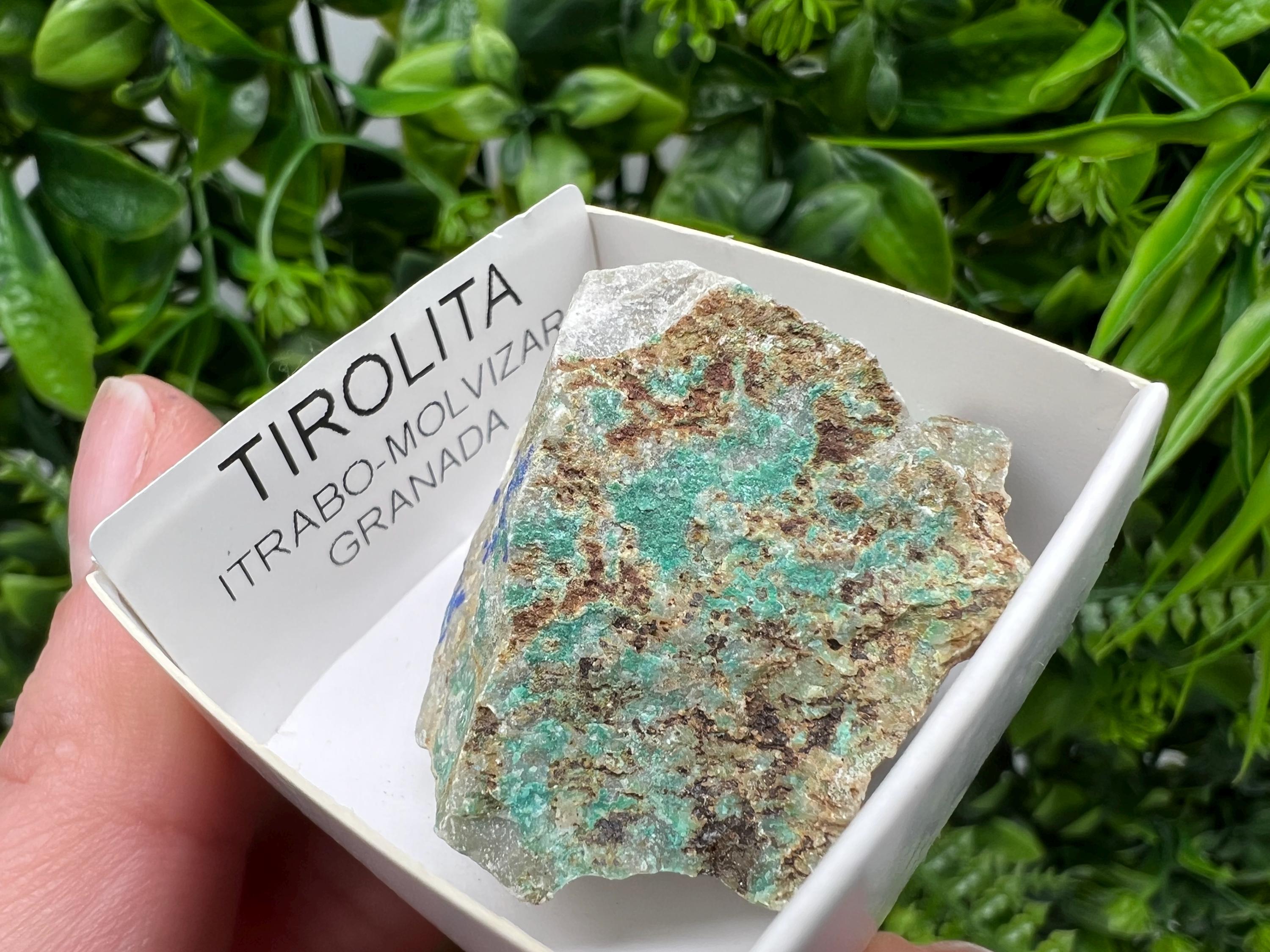 Rare Raw Tirolite Specimen: Granada Spain Mineral Collection