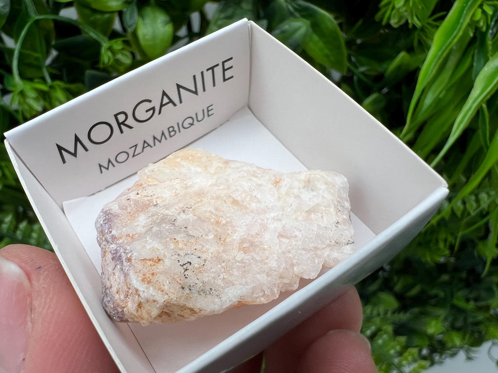 Raw Morganite Mineral Specimen, Mozambique Crystal, Home Decor