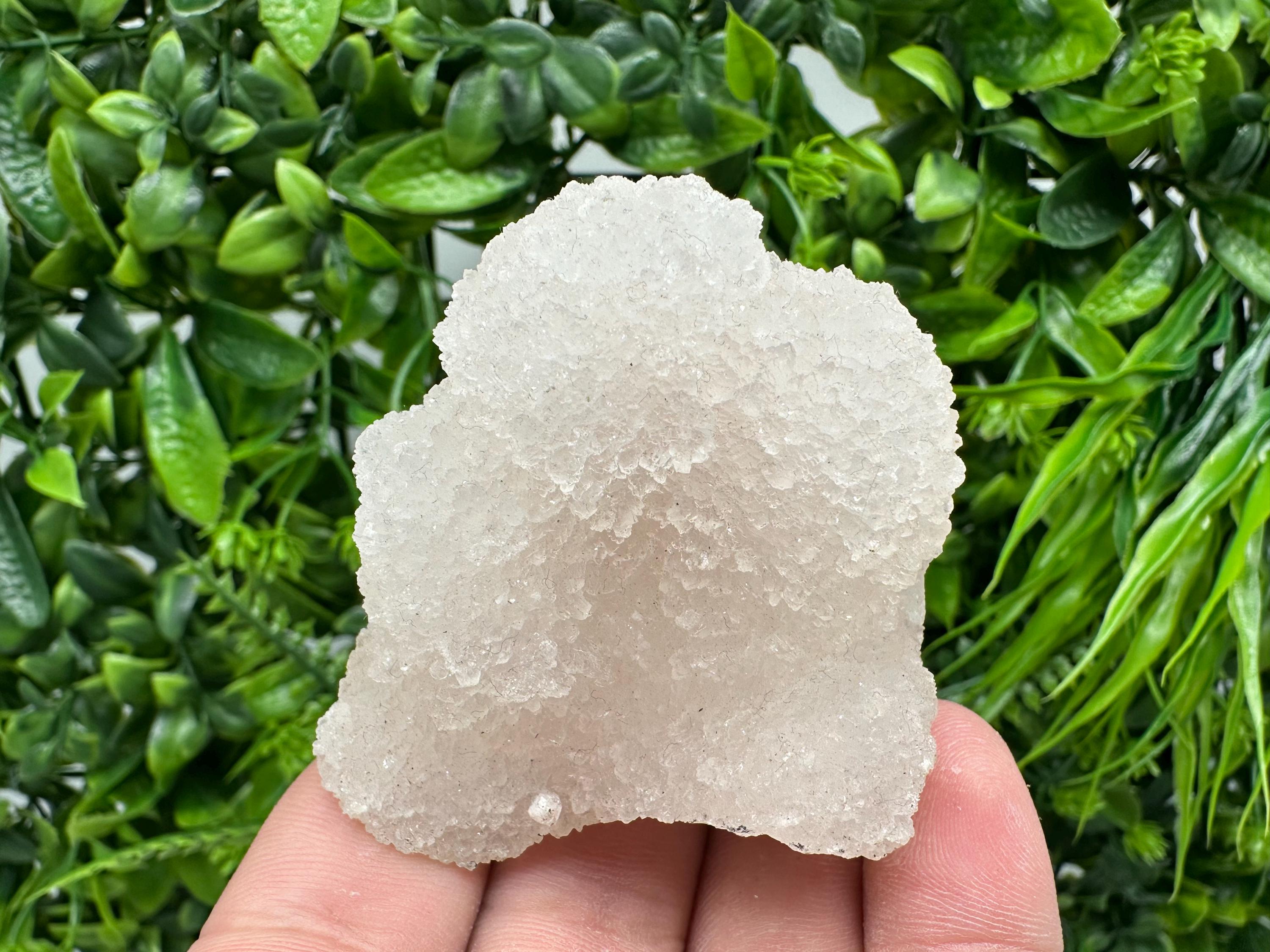 Natural Chalcedony Specimen: India Crystal Mineral, Home Decor