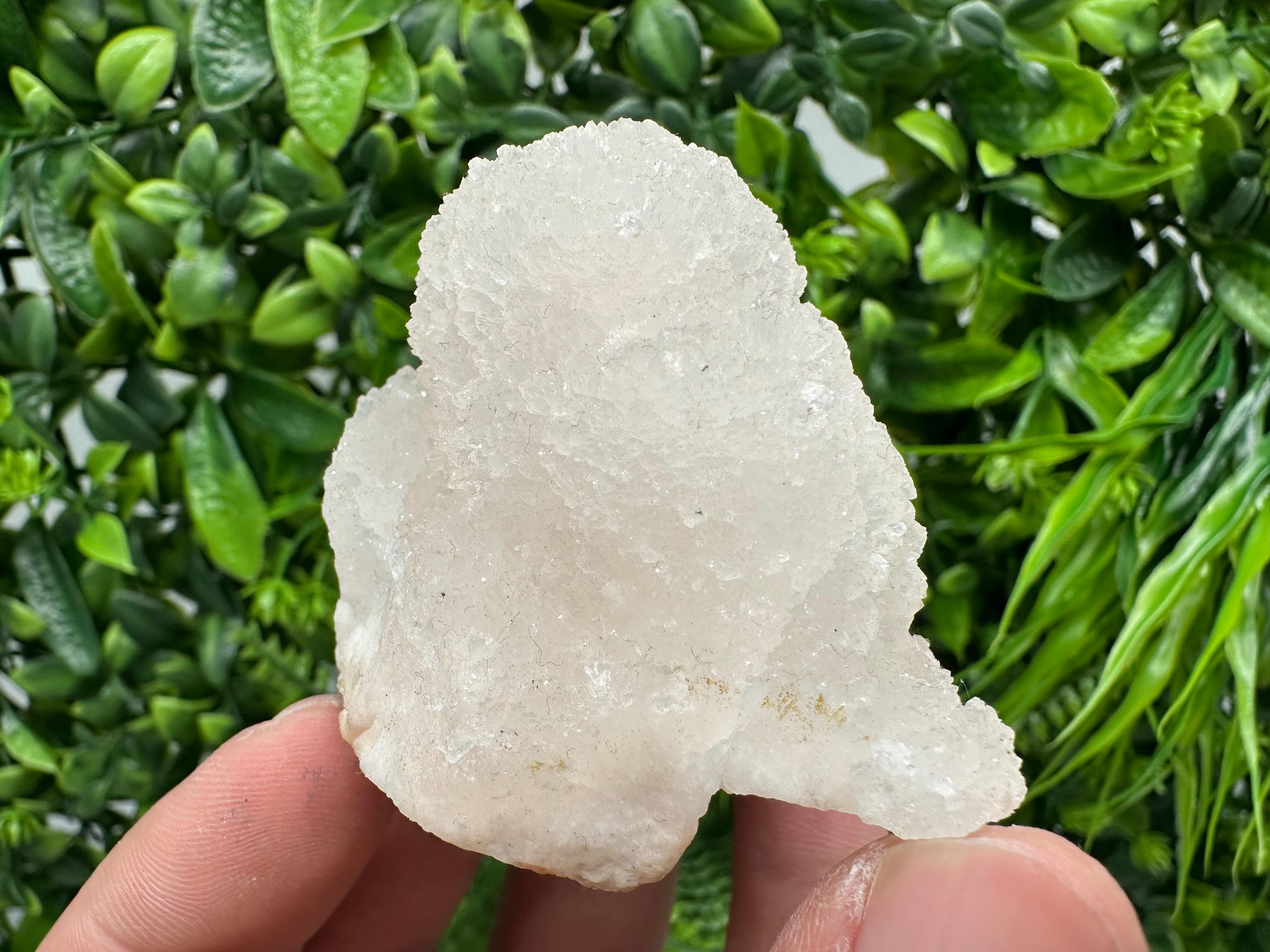 Natural Chalcedony Specimen: India Crystal Mineral, Home Decor