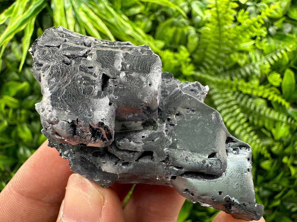 Shiny Galena Cluster: Rare Borieva Mine Crystal, Bulgaria