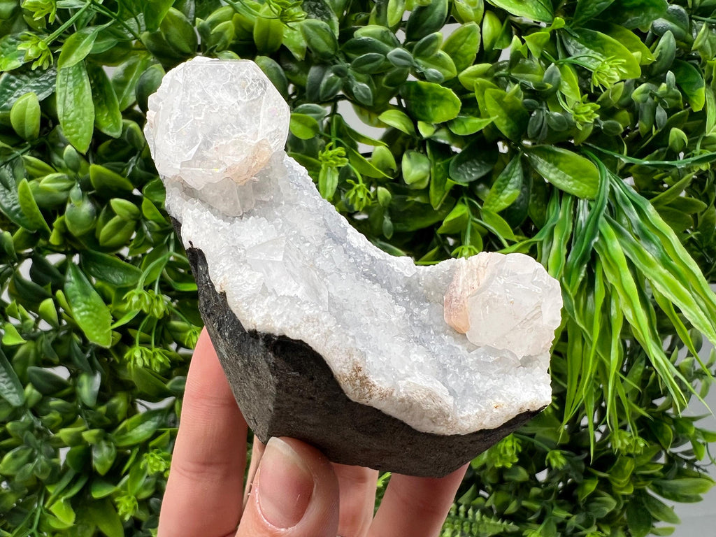 Natural Chalcedony Specimen, India Minerals, Rare Crystal Decor