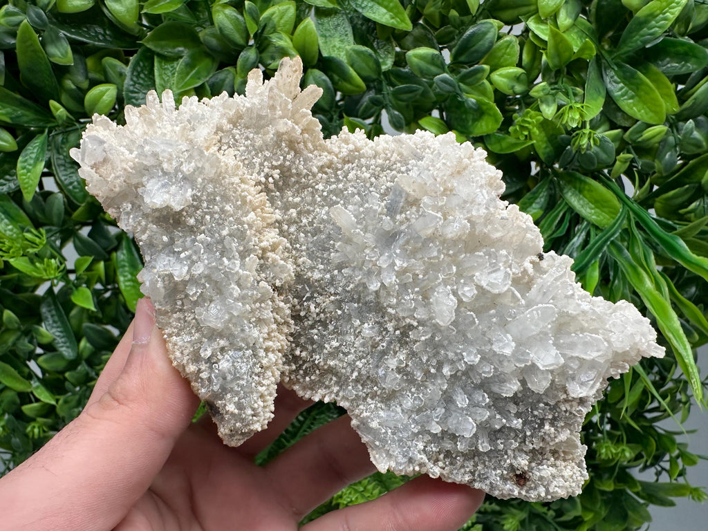 Quartz Calcite Chalcopyrite Mineral Specimen: Krushev Dol, Bulgaria