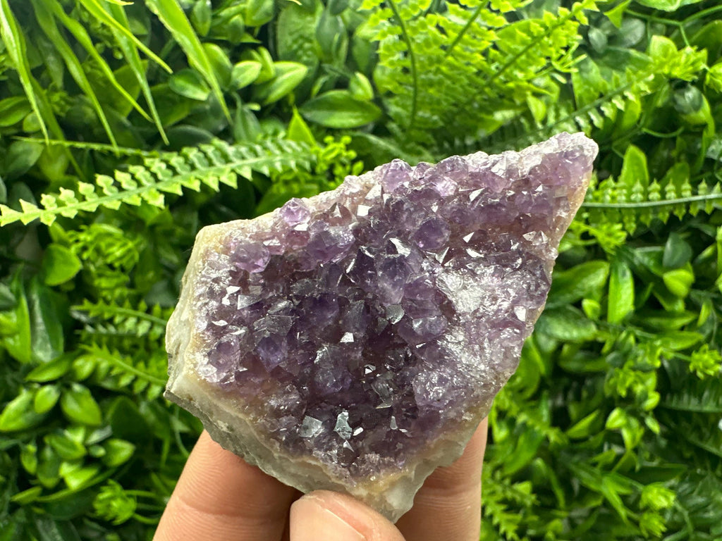 Purple Amethyst Crystal from Uruguay: Natural Home Decor (7/6/3)