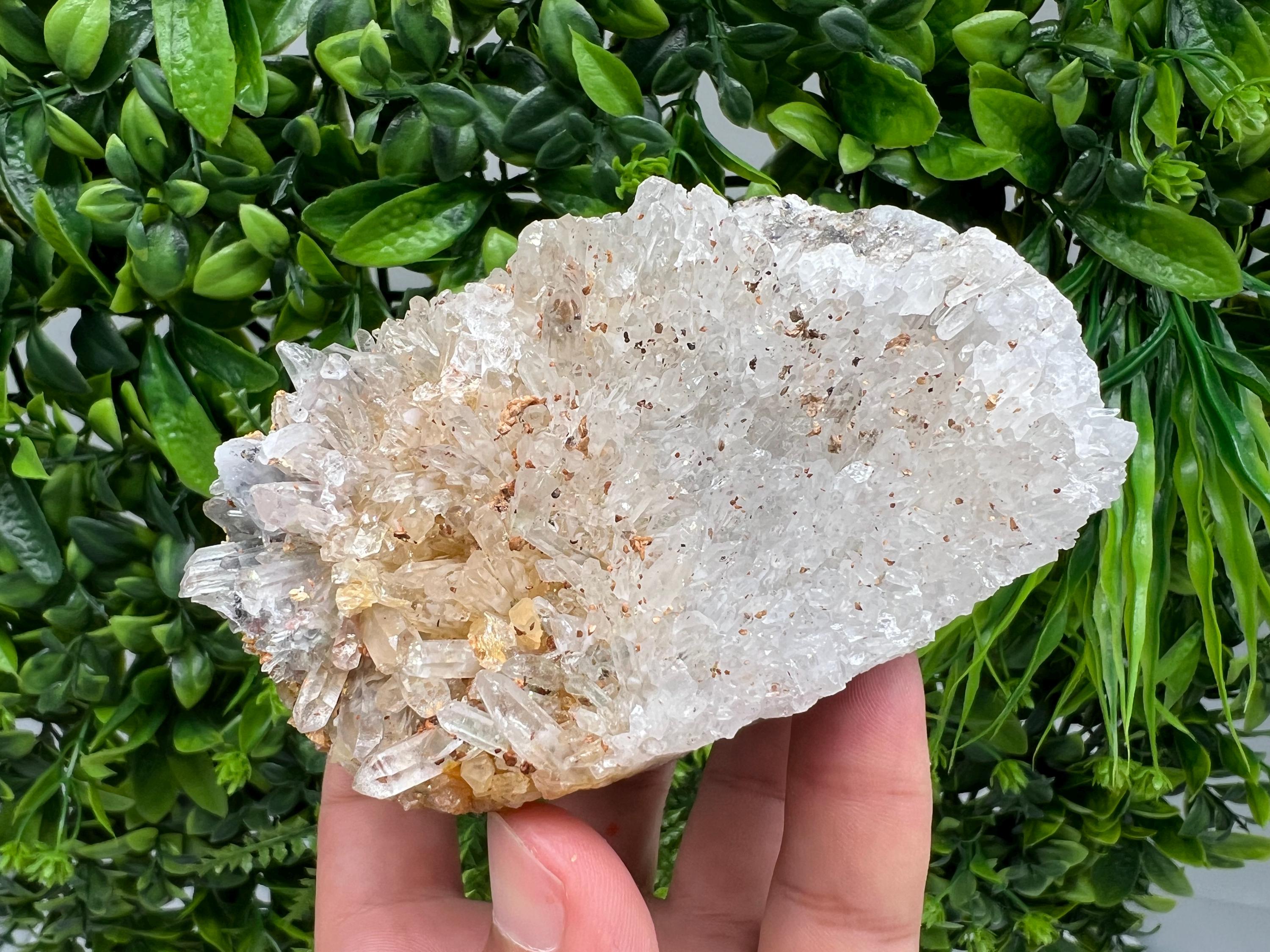 Limonite Quartz Cluster: 9th September Mine, Bulgaria