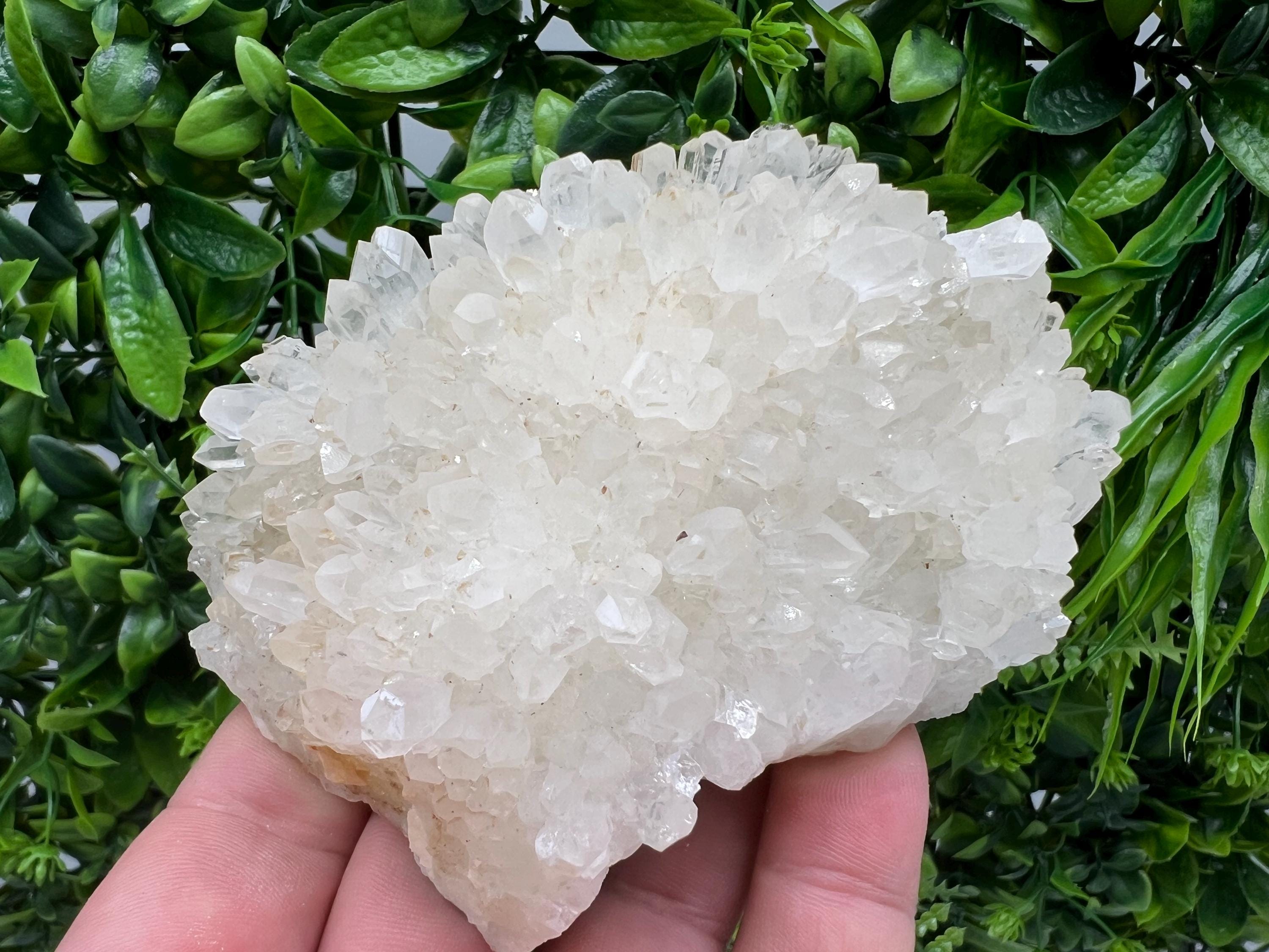 Limonite Quartz Cluster with Inclusions, Rare Crystal Mineral Gift