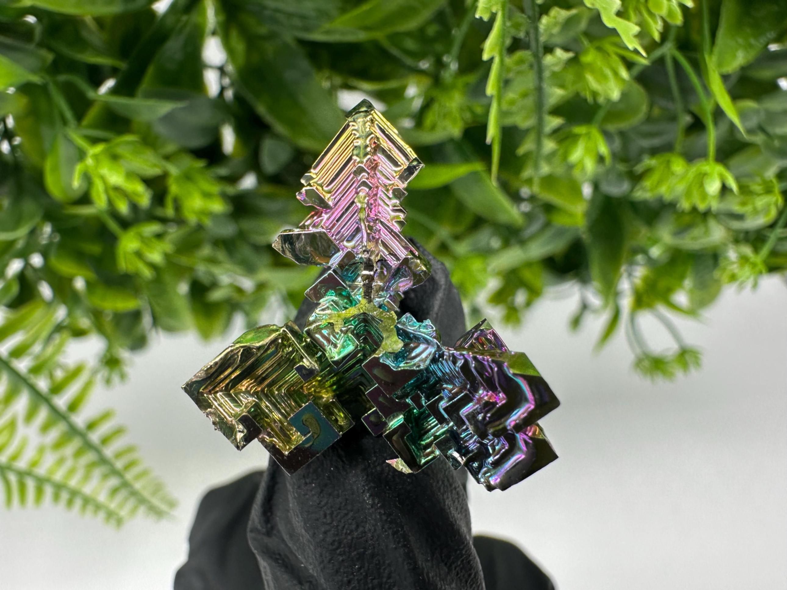 Rainbow Bismuth Crystal: Rare Gemstone Specimen,wholesale Bismuth