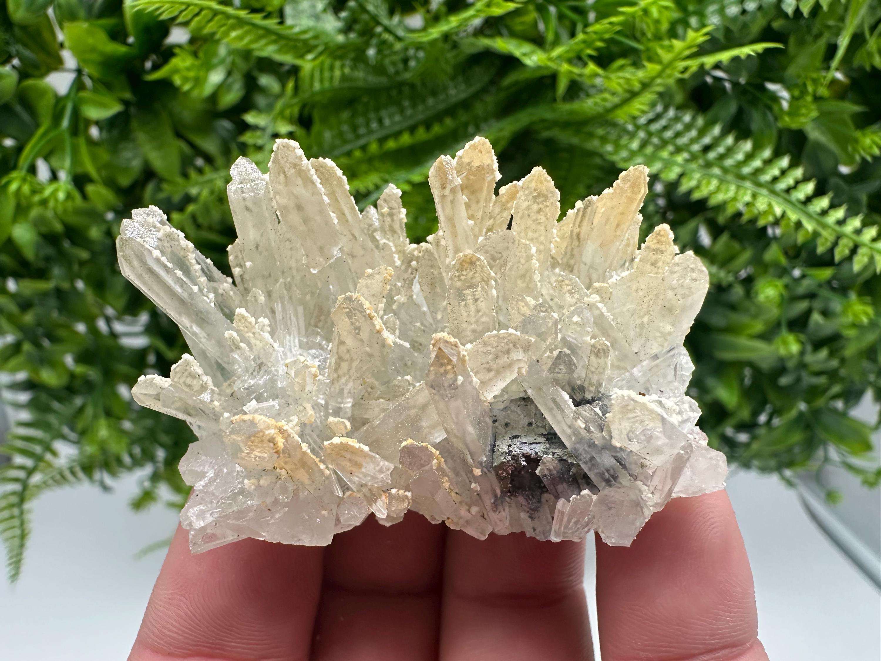 Quartz with Calcite Mineral Specimen, Krushev dol Mine, Bulgaria