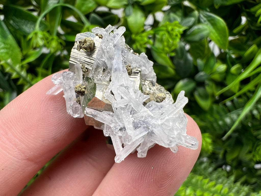 Wonderful Rainbow Pyrite whit Quartz,natural minerals souvenir Crystal,collection stone,rare minerals,home decor,Borieva Bulgaria