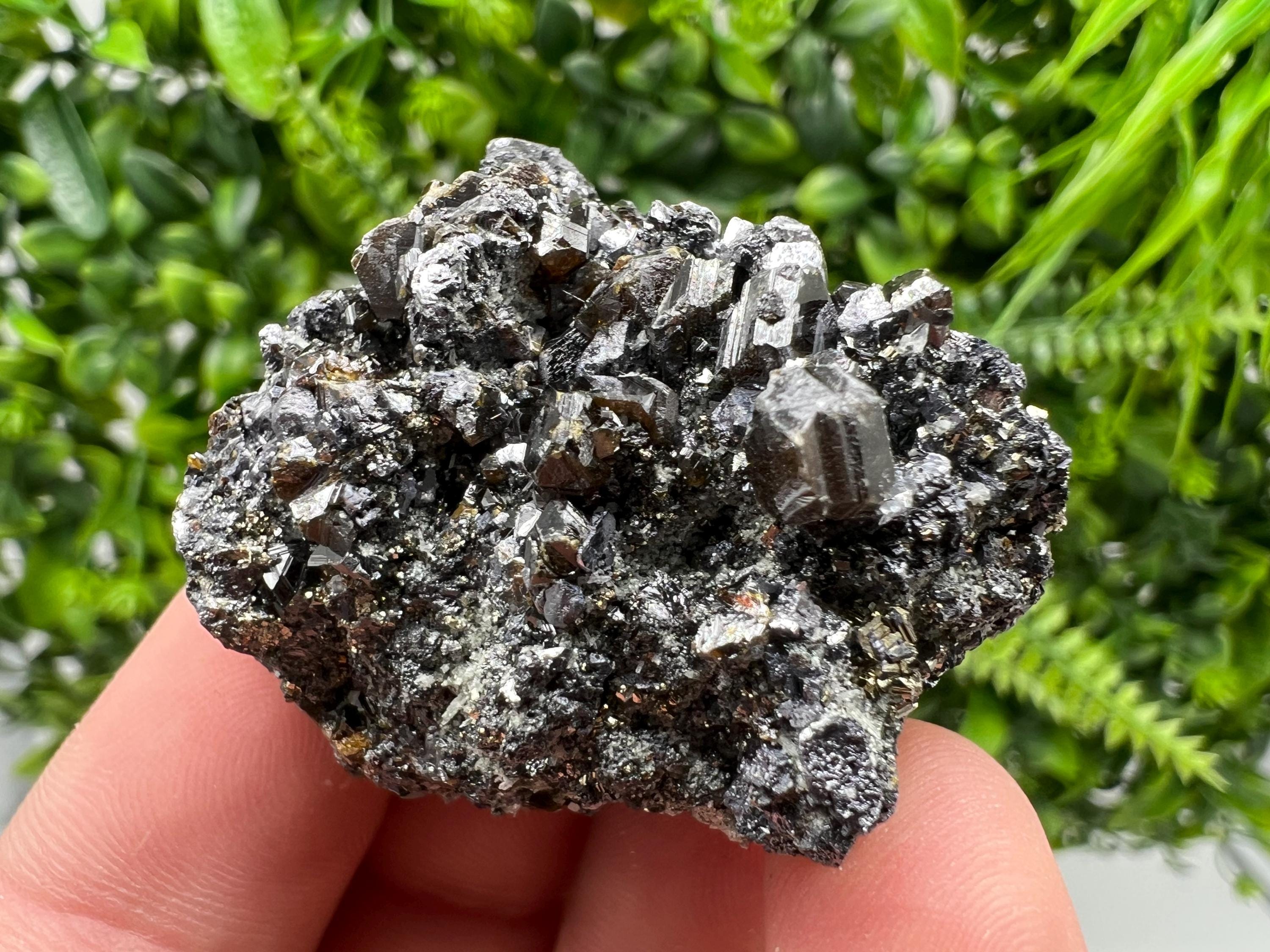 Stunning,RARE red/yellow Sphalerite,Marmarite on Galena,Quartz,from Borieva mine,Bulgaria,natural,collectible mineral specimen,home decor