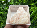 Rare Raw Morganite Mineral Specimen: Mozambique Crystal (4/4 cm)