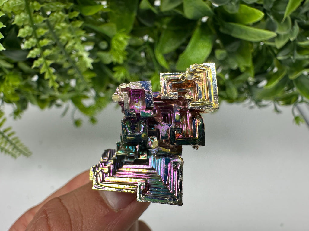Rainbow Bismuth Crystal: Rare Gemstone Specimen,wholesale Bismuth