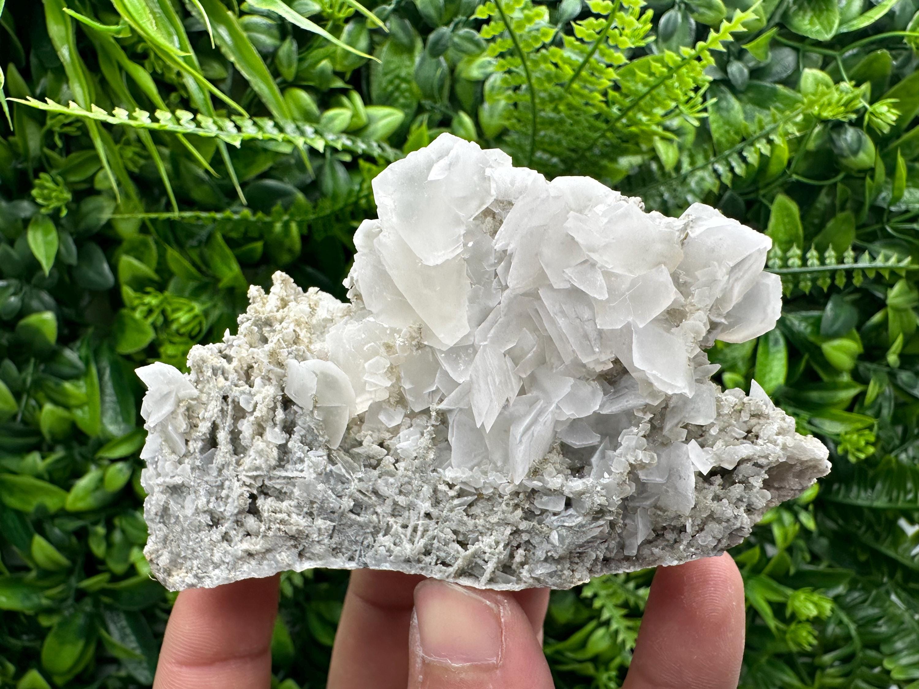 Calcite on Chalcedony, Krushev dol Mine, Bulgaria, Mineral Specimen