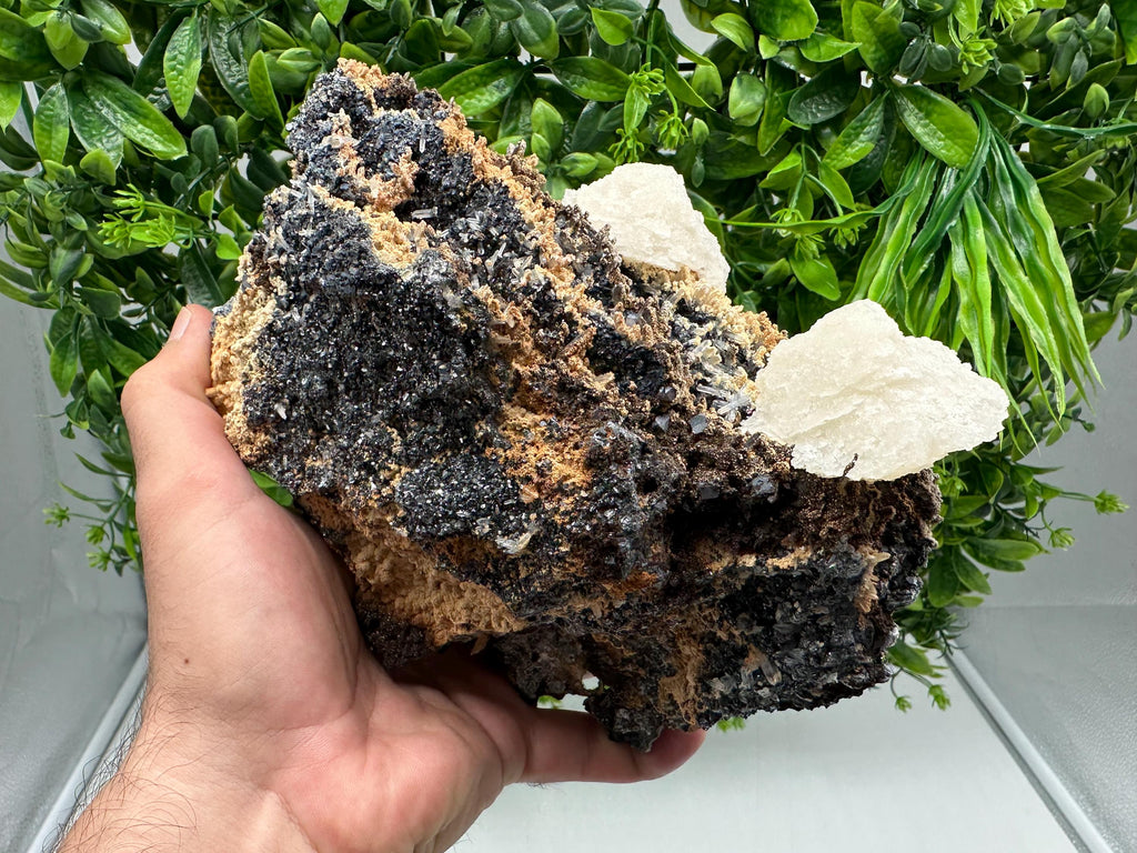 Wonderful and Rare Calcite on Matrix,from 9th September mine,Bulgaria,natural minerals souvenir,gift,home decor,collection Calcite cluster